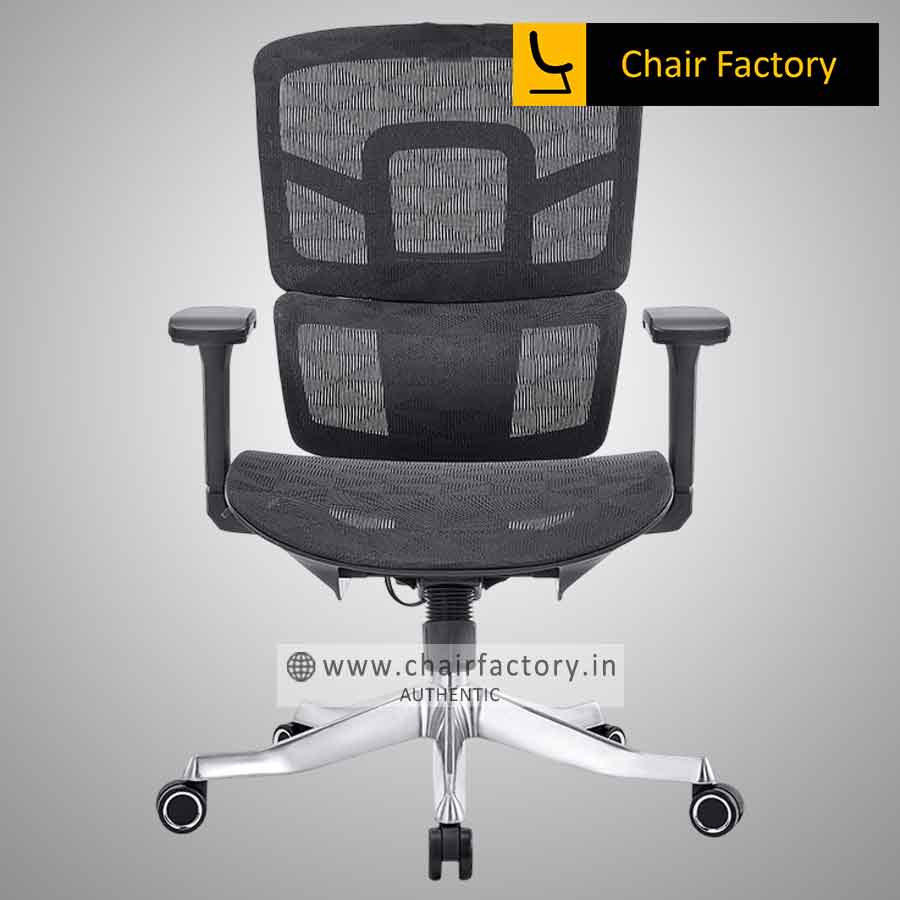 Black Airforce Mid Back Ergonomic Office Chair